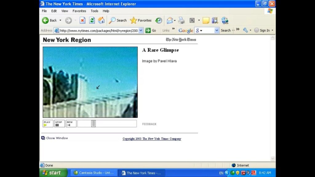 2003 Release of Both Plane Impacts on One Videotape